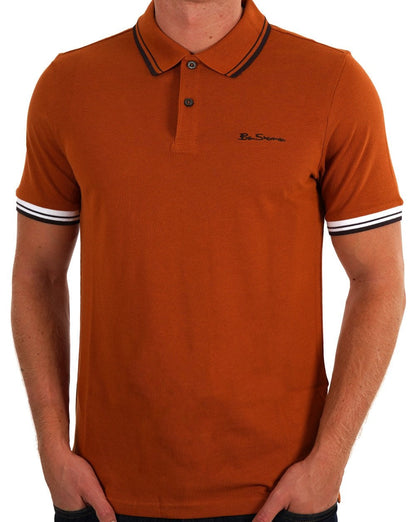 Ben Sherman Signature Polo Shirt Orange