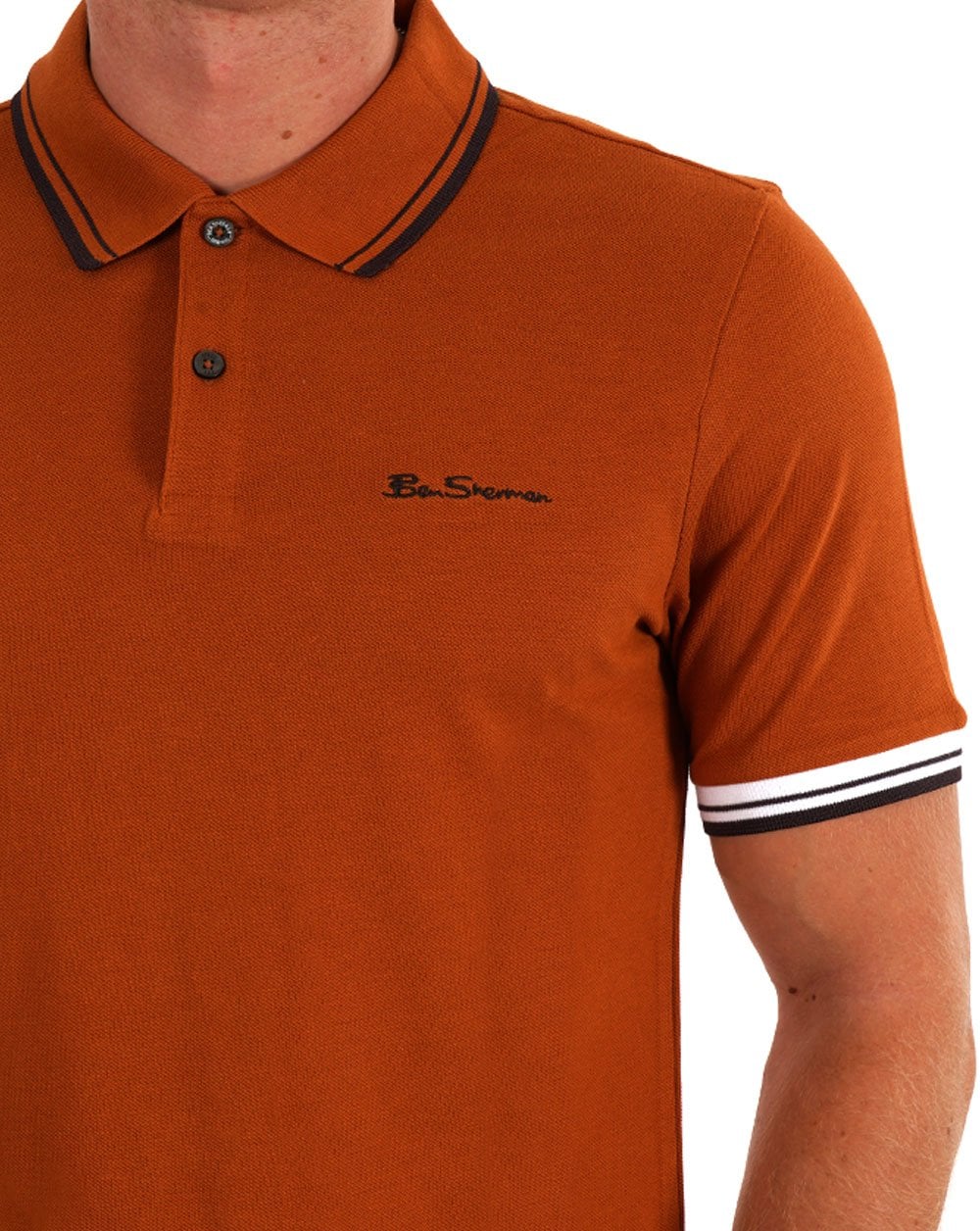 Ben Sherman Signature Polo Shirt Orange
