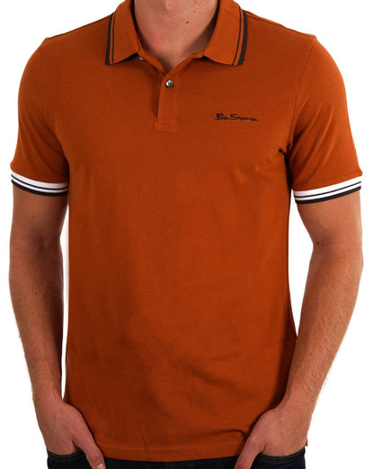 Ben Sherman Signature Polo Shirt Orange