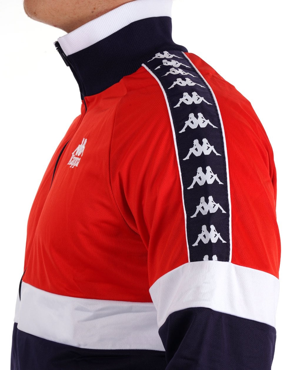 Kappa Unther Track Top Red/Navy/White