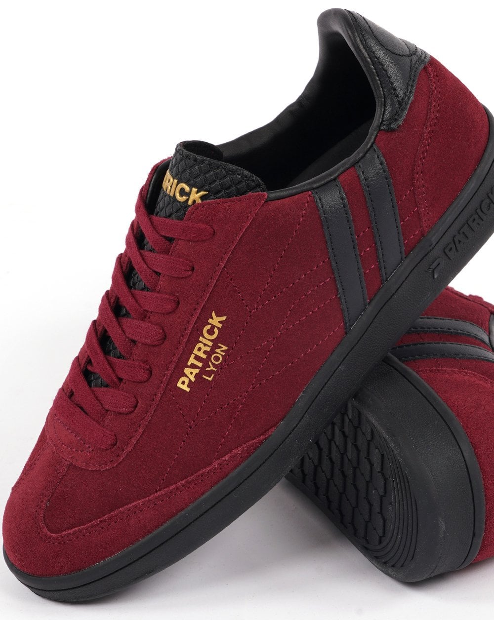 Patrick Lyon Trainers Burgundy/Black