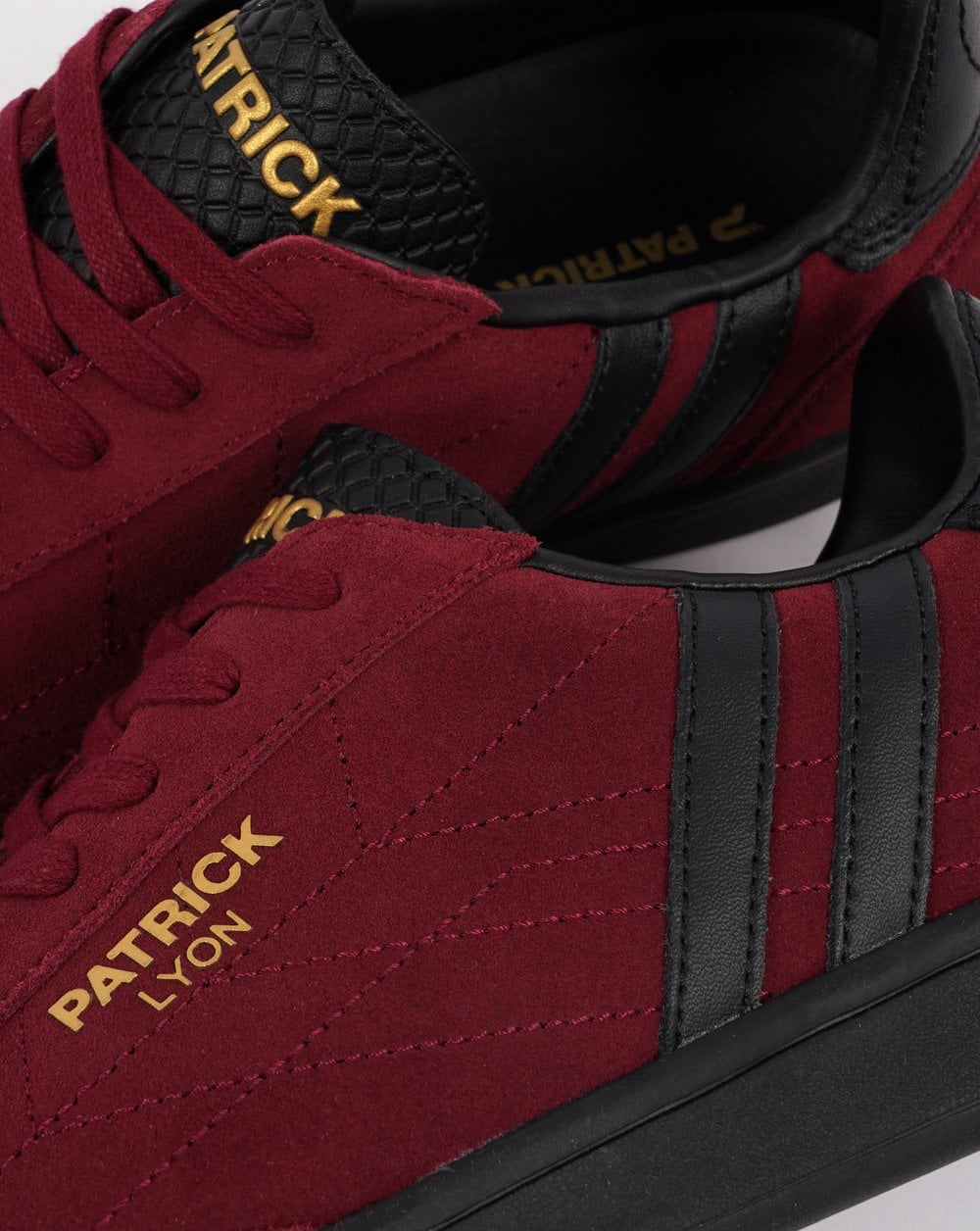 Patrick Lyon Trainers Burgundy/Black