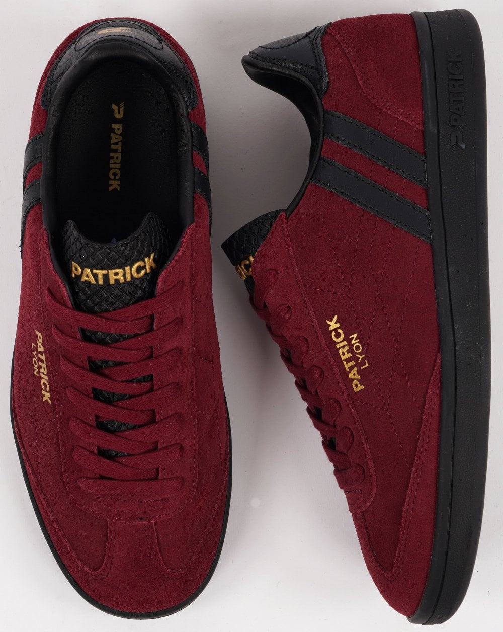 Patrick Lyon Trainers Burgundy/Black