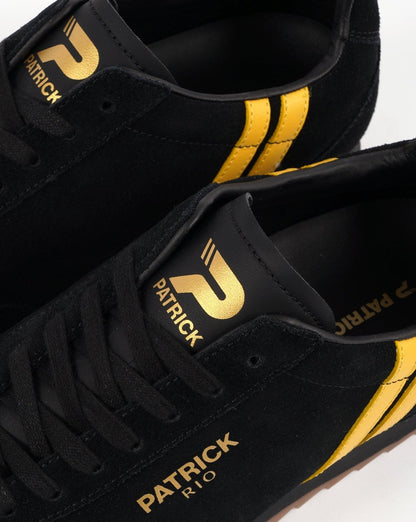 Patrick Rio Trainers Black/Yellow