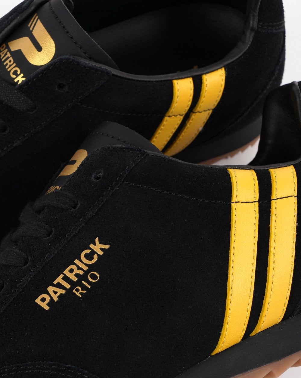 Patrick Rio Trainers Black/Yellow
