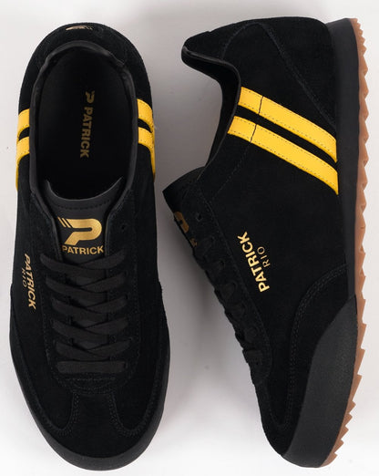 Patrick Rio Trainers Black/Yellow