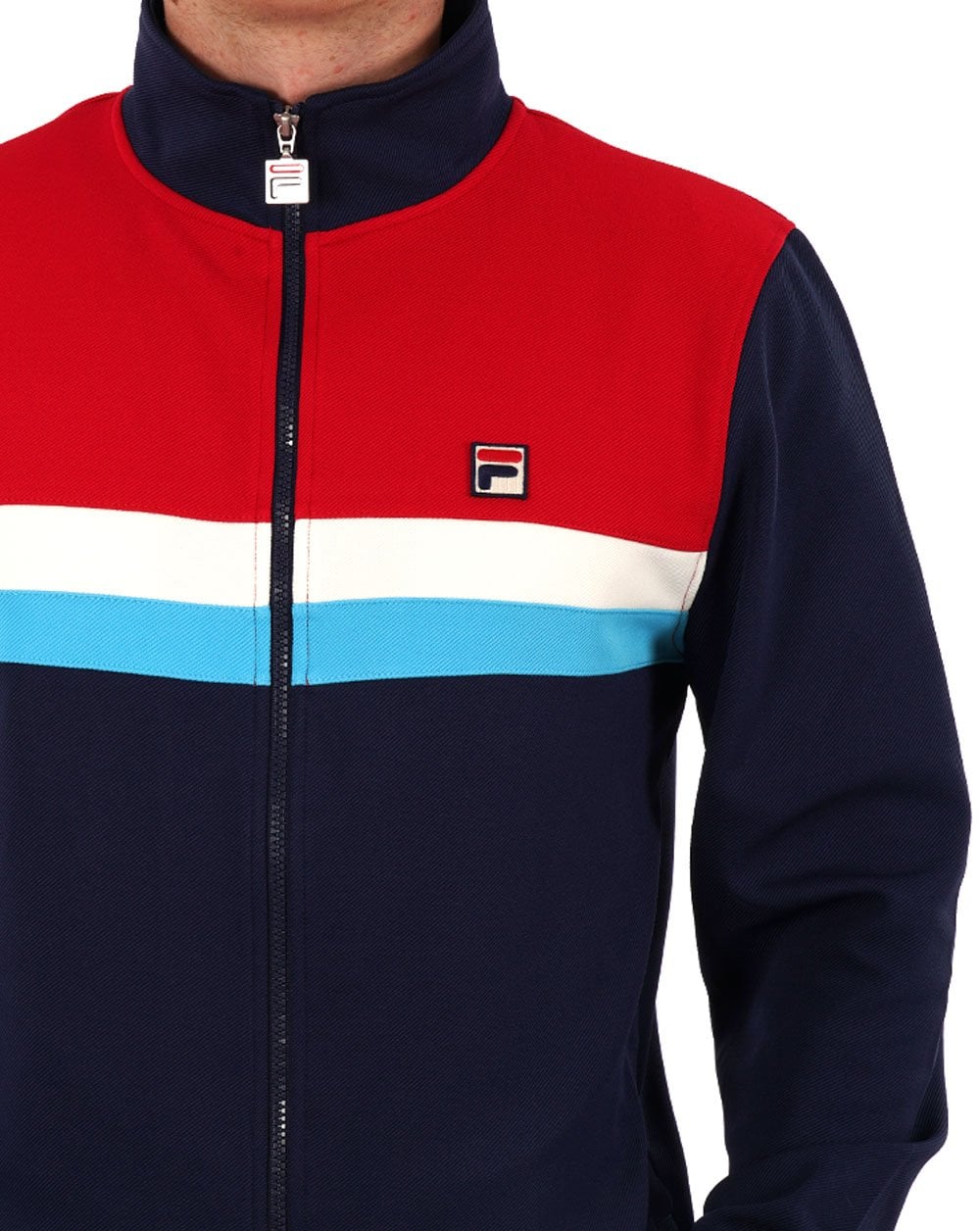 Fila Vintage Didier Track Top Navy/Red