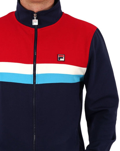 Fila Vintage Didier Track Top Navy/Red