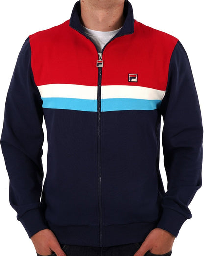 Fila Vintage Didier Track Top Navy/Red