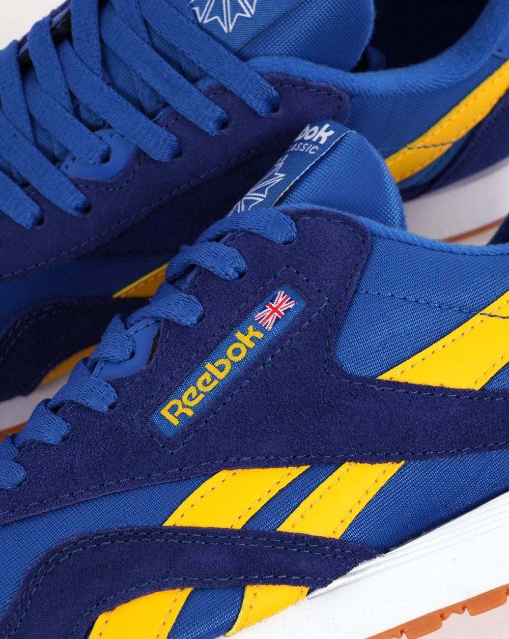 Reebok Classic Trainers Blue Yellow