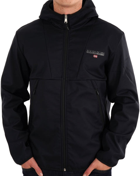 Napapijri Bunz Hooded Softshell Jacket Black