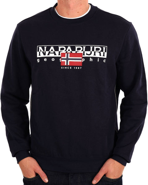 Napapijri Aylmer Winter Crew Sweat Navy Blue