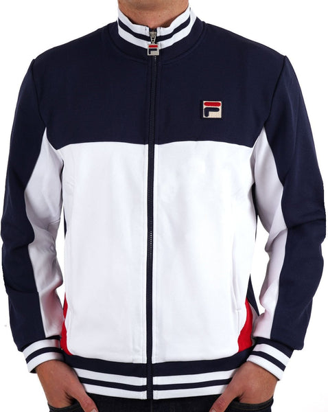Fila Vintage Tiebreak Track Top White / Navy / Red