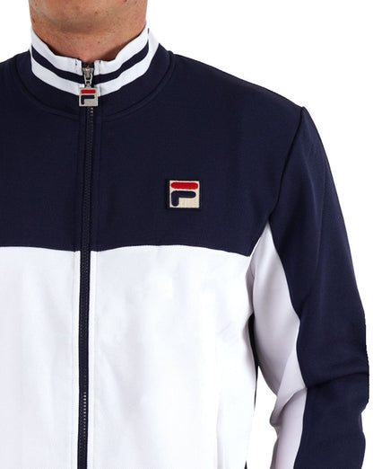 Fila Vintage Tiebreak Track Top White / Navy / Red