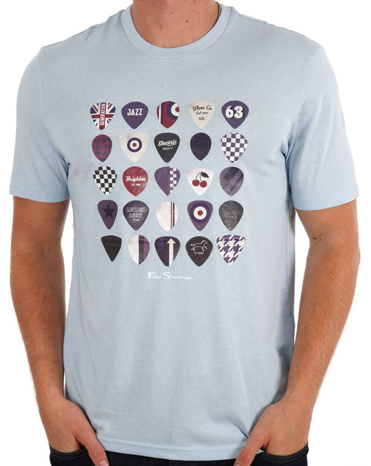 Ben Sherman Ben Sherman Plectrum T-shirt Sky Blue