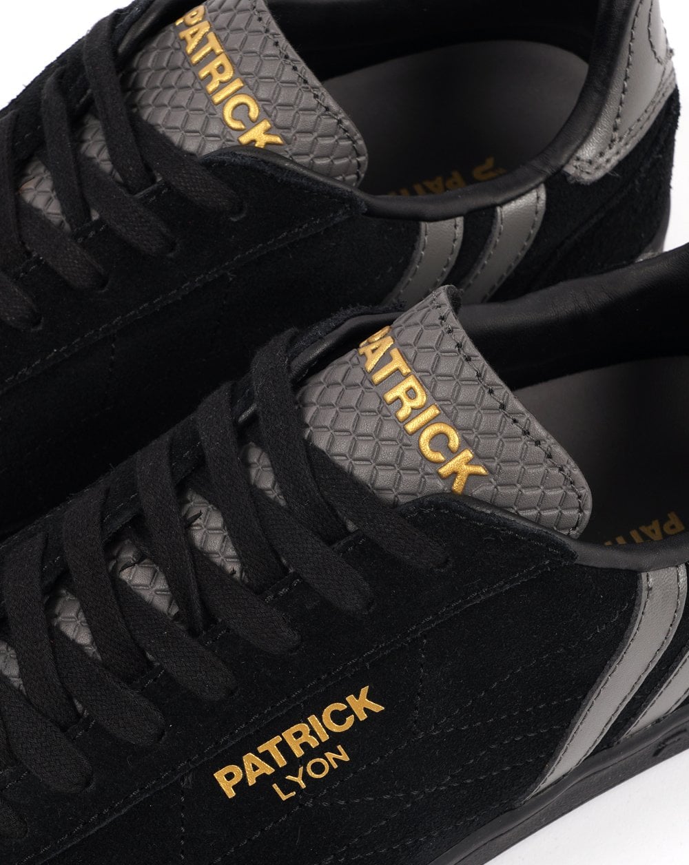 Patrick Lyon Trainers Black/Charcoal Grey