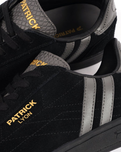 Patrick Lyon Trainers Black/Charcoal Grey