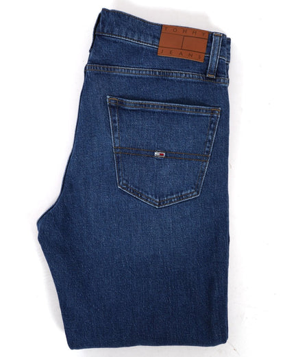 Tommy Jeans Ryan Slim Straight Leg Dark Denim