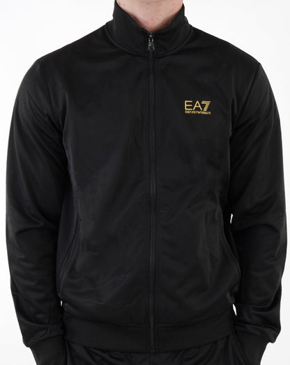 Ea7 Full Tracksuit Black/Gold