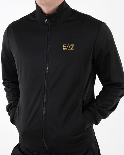 Ea7 Full Tracksuit Black/Gold