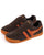 Gola Harrier Suede Trainer Dark Brown / Moody Orange