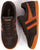 Gola Harrier Suede Trainer Dark Brown / Moody Orange
