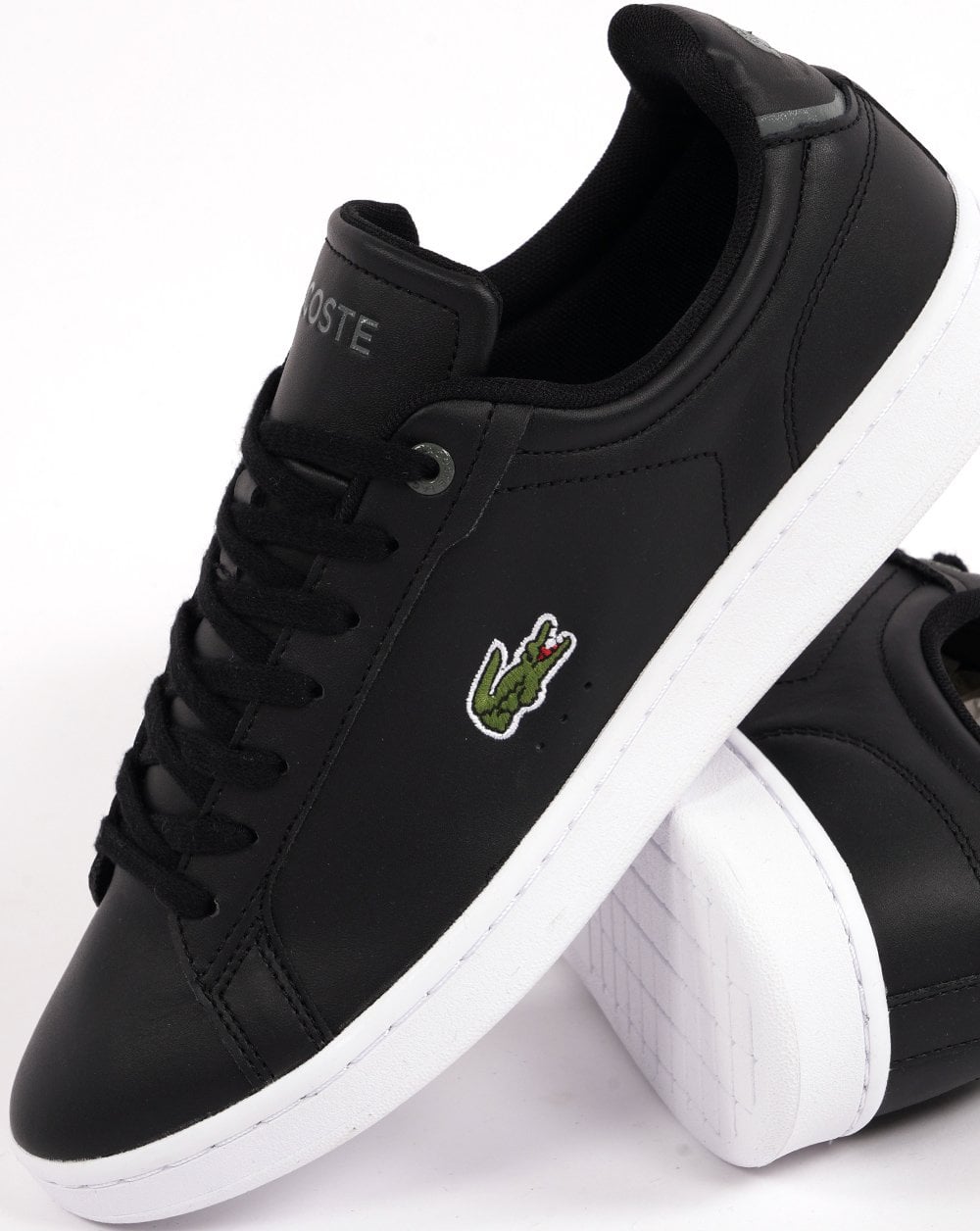 Lacoste Carnaby Pro Leather Trainers Black/White