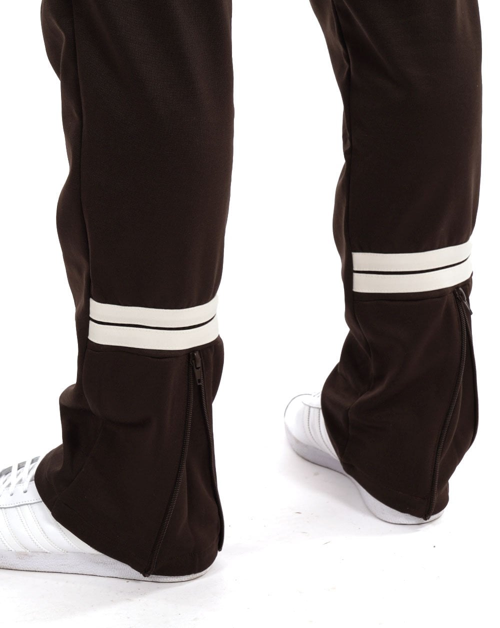 Sergio Tacchini Zip Bottoms Track Pants Dark Coffee