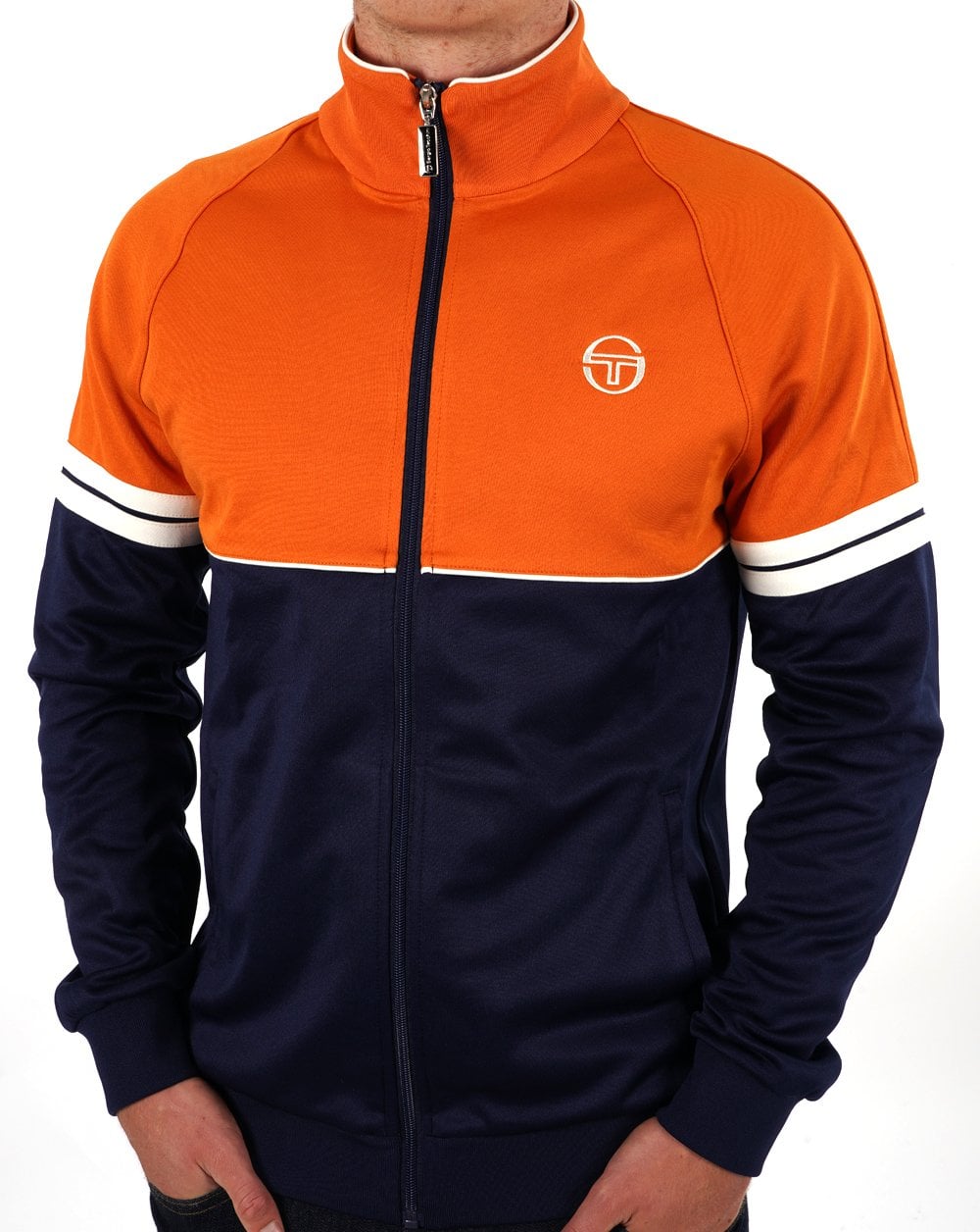 Sergio Tacchini Orion Track Top Orange / Navy