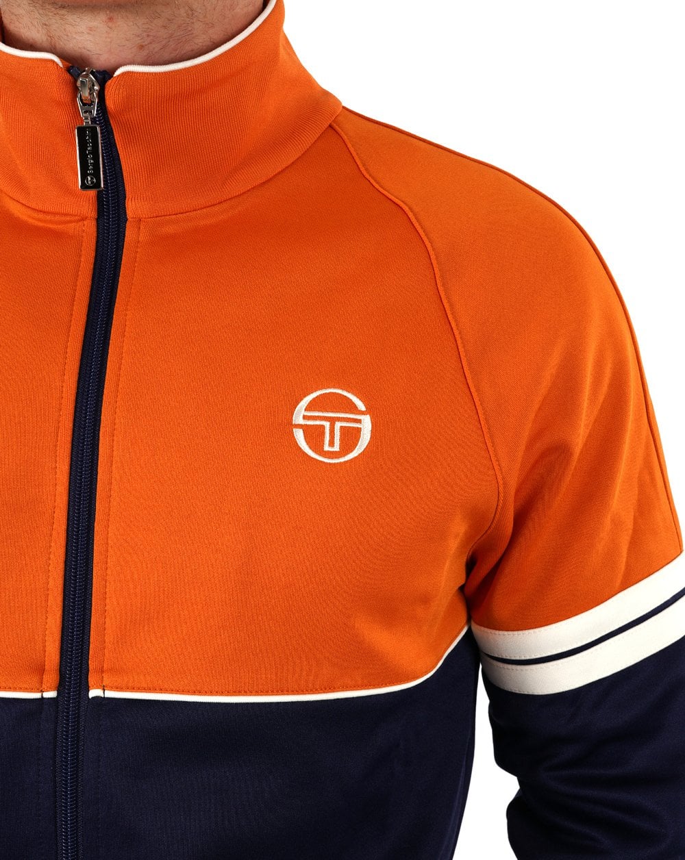 Sergio Tacchini Orion Track Top Orange / Navy