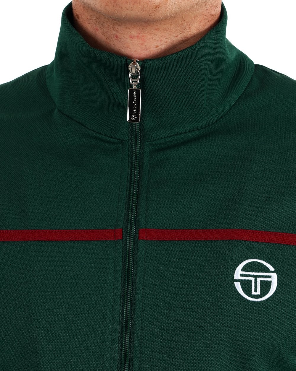 Sergio Tacchini New Masters Track Top Deep Green / Red