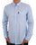Ben Sherman Long Sleeved Oxford Shirt in Sky
