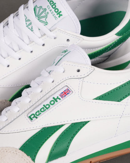 Reebok Campio XT Trainers White/Glen Green/Gum