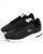 Lacoste Linetrack Leather Trainers Black/Off White
