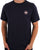Pretty Green Live Forever Badge T Shirt Navy