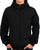 Lyle & Scott Hybrid Quilted Zip Thru Hoodie Black