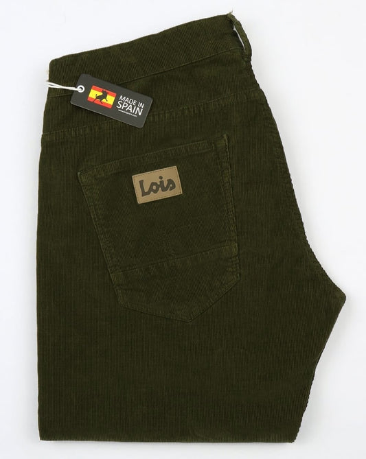 Lois Sierra Needle Cords Olive Green