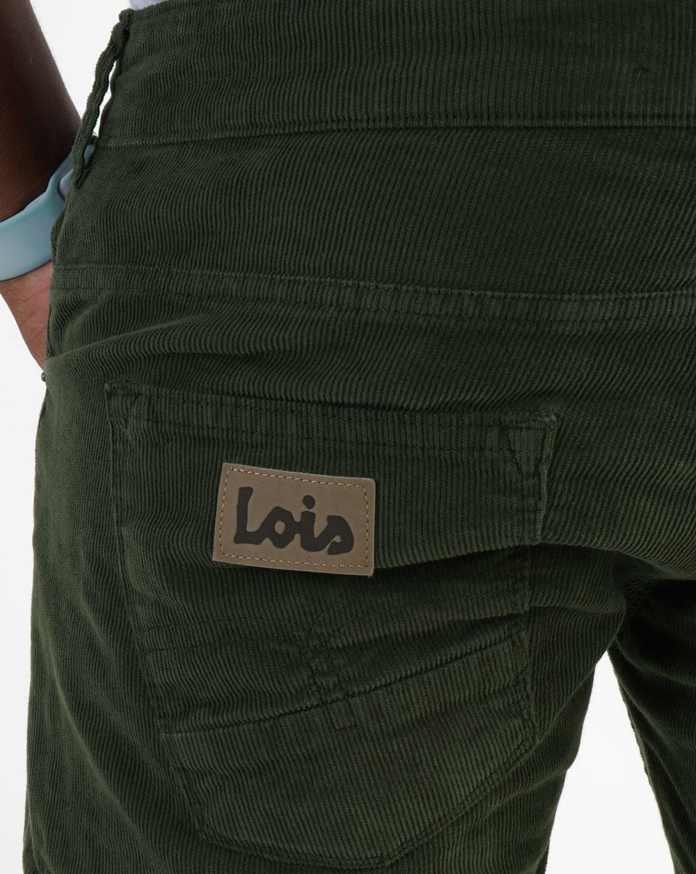 Lois Sierra Needle Cords Olive Green