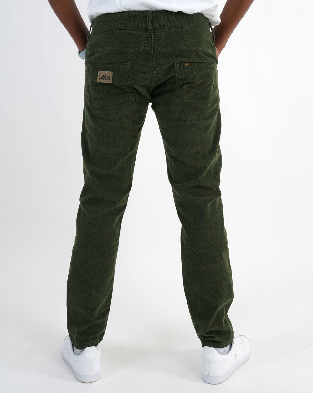 Lois Sierra Needle Cords Olive Green