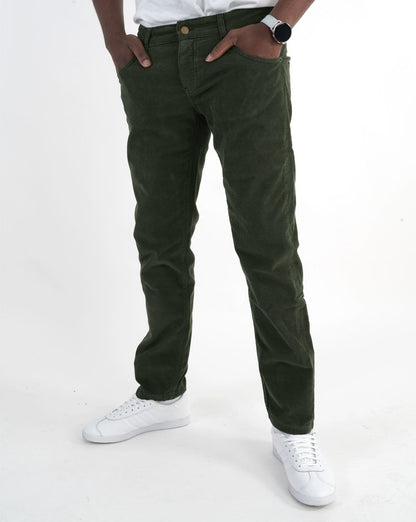 Lois Sierra Needle Cords Olive Green