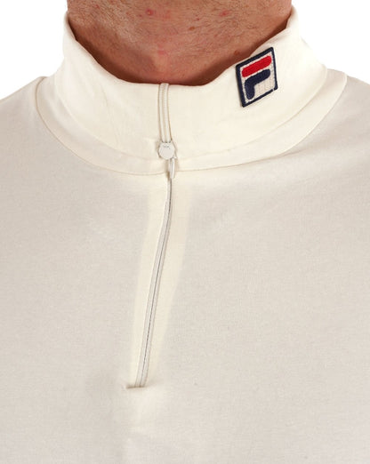Fila Vintage Neil Zip Roll Neck Gardenia
