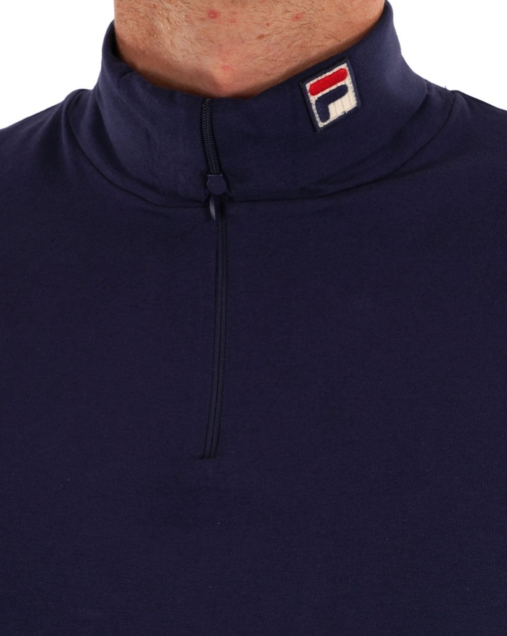Fila Vintage Neil Zip Roll Neck Navy