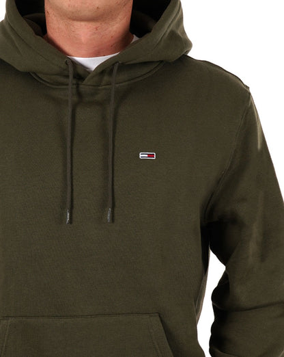 Tommy Jeans Flag Hoodie Green