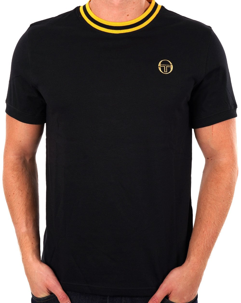 Sergio Tacchini Rainer T Shirt Black
