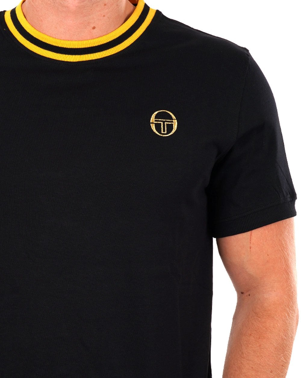 Sergio Tacchini Rainer T Shirt Black