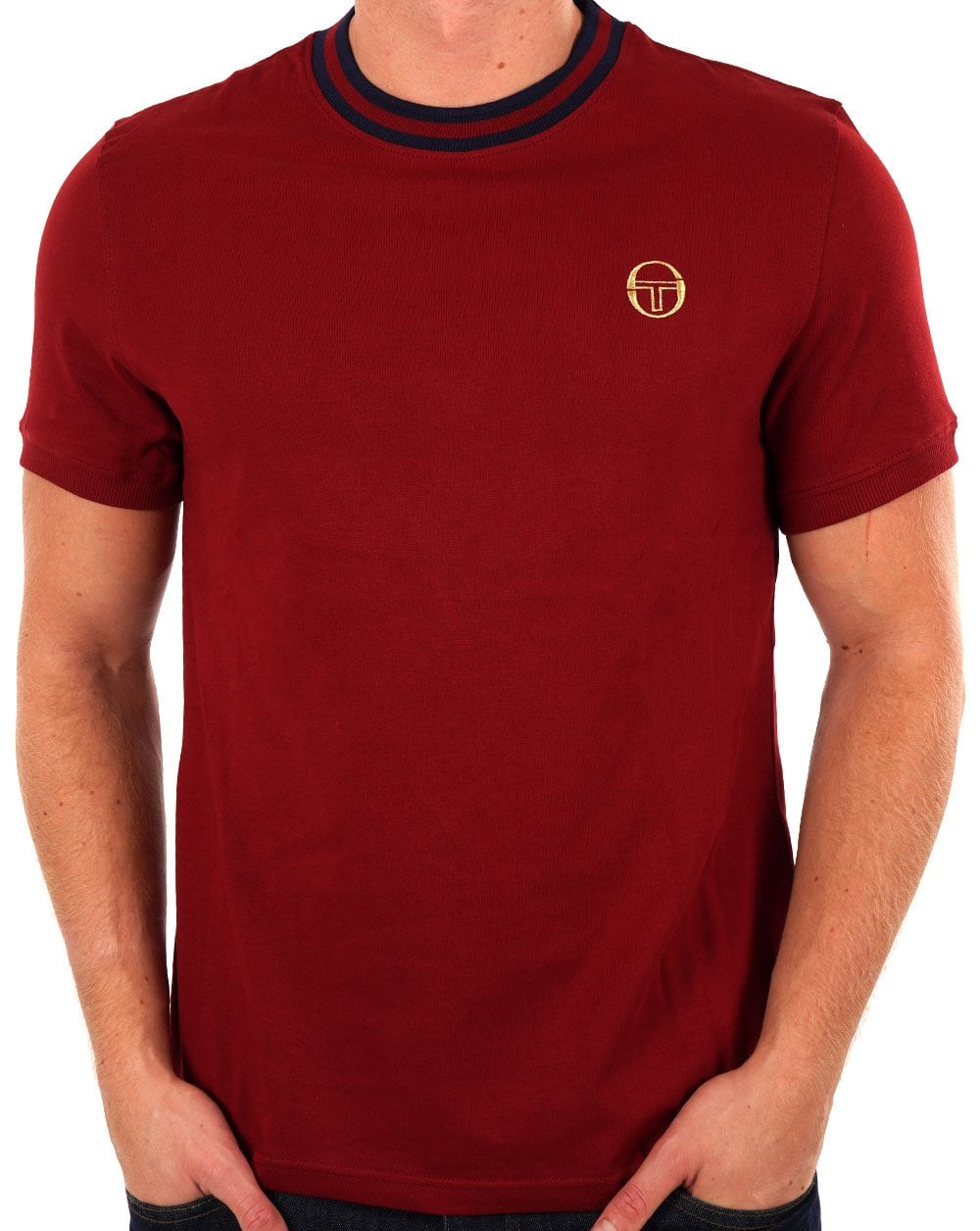 Sergio Tacchini Rainer T Shirt Deep Red