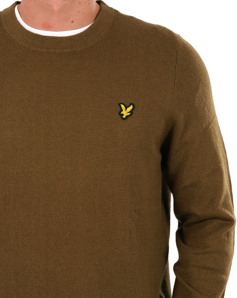 Lyle & Scott Merino Crew Jumper Wild Nettle