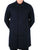 Gabicci Vintage Paisley Collar Mac Navy