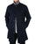 Gabicci Vintage Paisley Collar Mac Navy