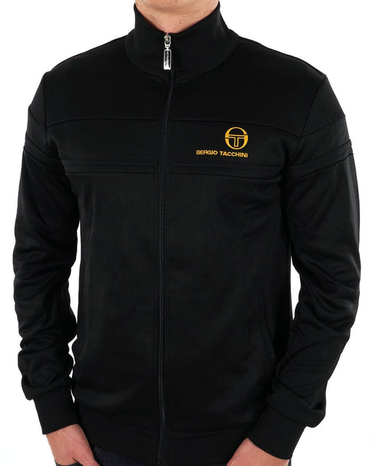 Sergio Tacchini Masters Track Top Black Gold